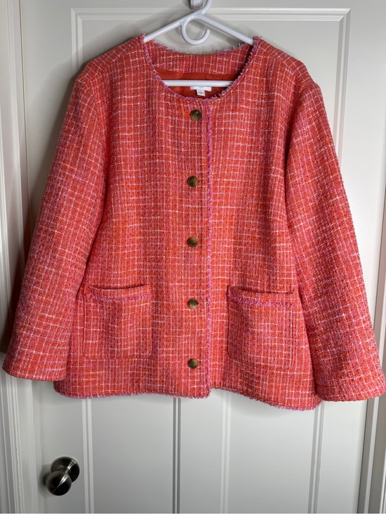 J. Jill Jackets & Blazers - Women’s J. Jill Dahlia Tweed Jacket Blazer
Size 3X
